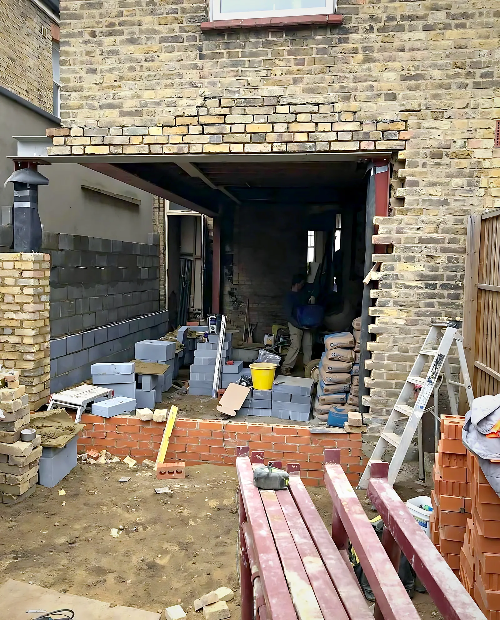 Rear Extension, London Stock Brick — photo 3
